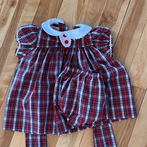 Beaufort bonnet company Christmas dress in plaid